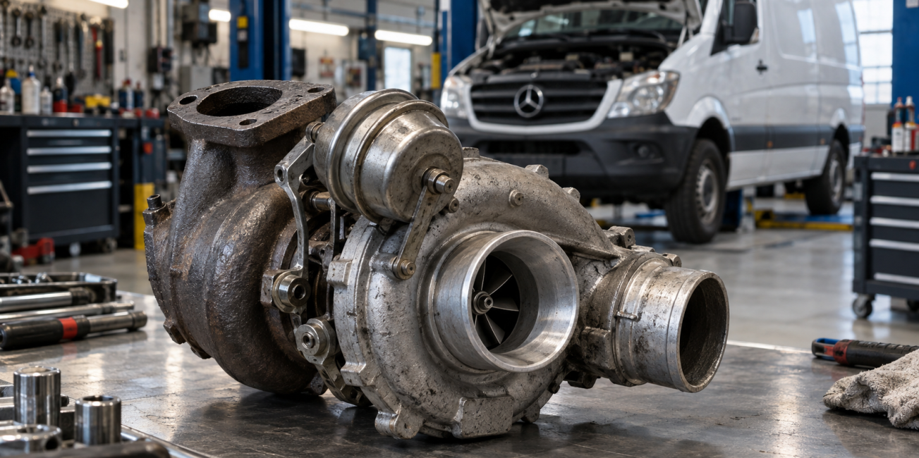 Turbina da Sprinter 313: quando o reparo não compensa