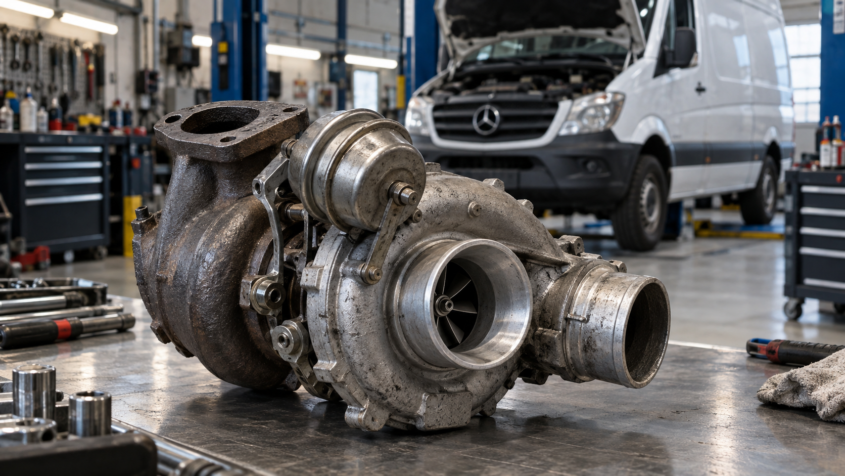 Turbina da Sprinter 313: quando o reparo não compensa